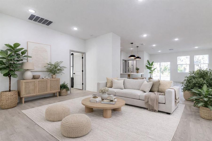 Furnished interior view inside a new home in , Deltona (Image 7).