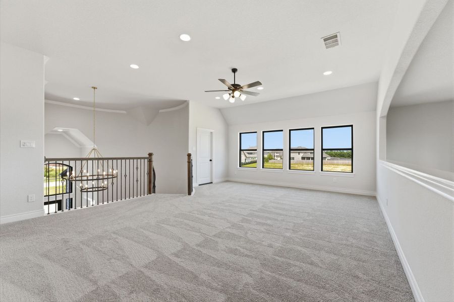 Spacious, unfurnished interior of a new home in Bridgeland 50′, Cypress (Image 32).