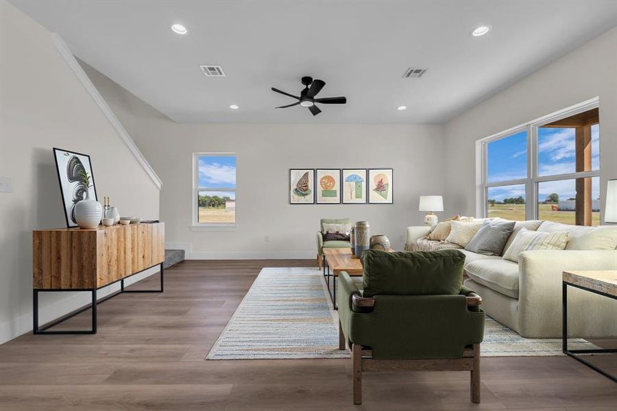 Furnished interior view inside a new home in , Elm Mott (Image 12). Furnished interior view inside a new home in , Elm Mott (Image 12).