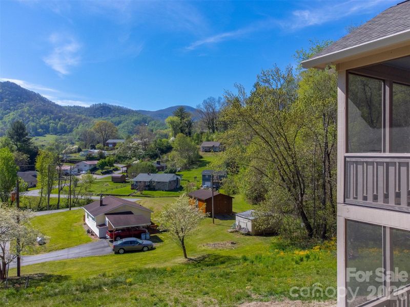 Exterior details and patio area of a home in , Waynesville (Image 28).