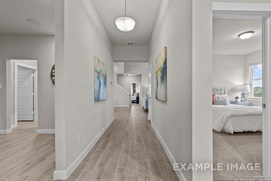Furnished interior view inside a new home in Hannah Heights, Seguin (Image 5).
