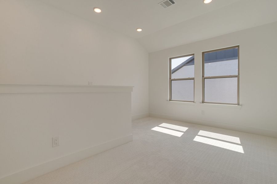 Representative unfurnished interior of a home built from the Longview by Graham Hart Home Builder in Bear Ridge, Burleson (Image 17).