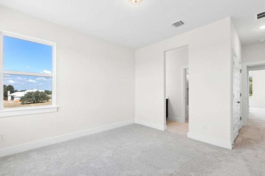 Spacious, unfurnished interior of a new home in Leander Estates, Leander (Image 26). Spacious, unfurnished interior of a new home in Leander Estates, Leander (Image 26).
