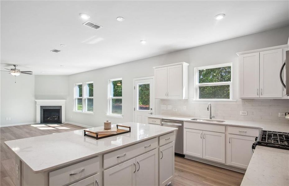 Furnished interior view inside a new home in Watermist at Mirror Lake, Villa Rica (Image 7).