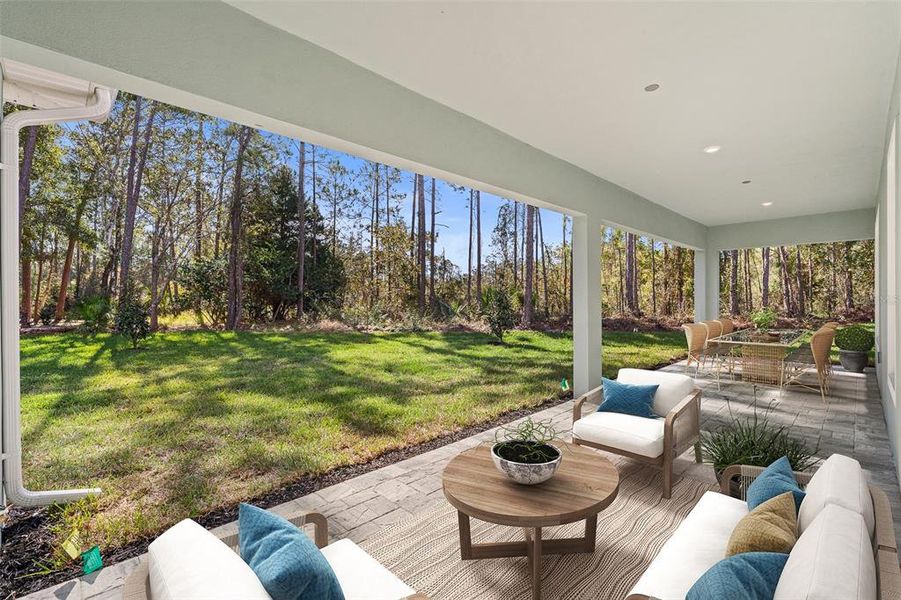 Exterior details and patio area of a home in , Palm Coast (Image 4).