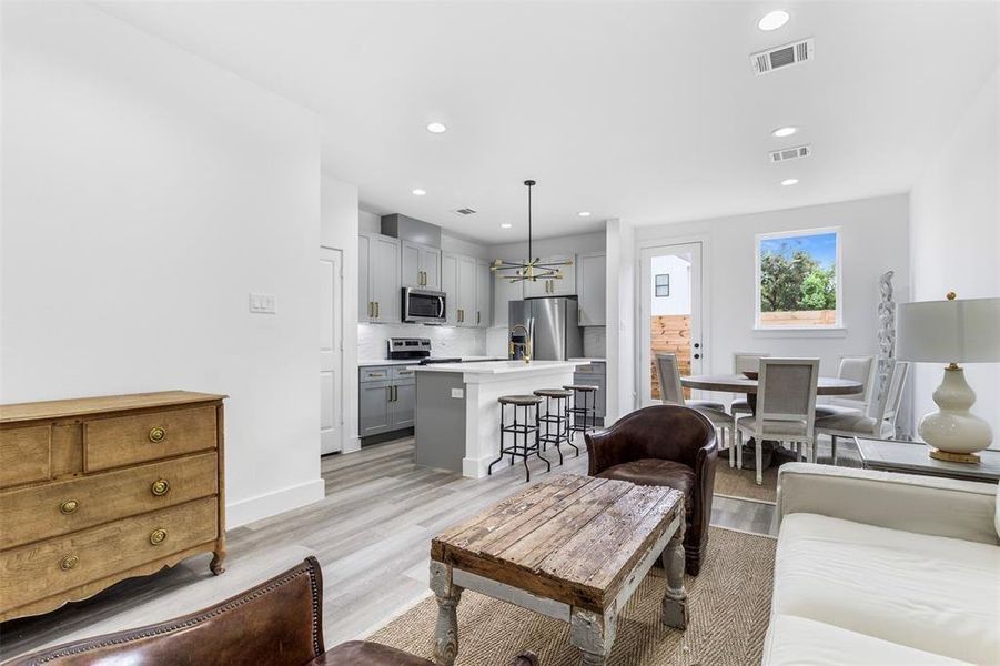 Furnished interior view inside a new home in , Houston (Image 17).