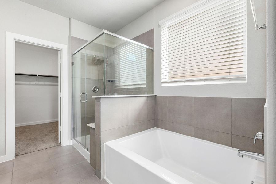 Furnished interior view inside a new home in Sundance Cove - Premier Series, Crosby (Image 14).