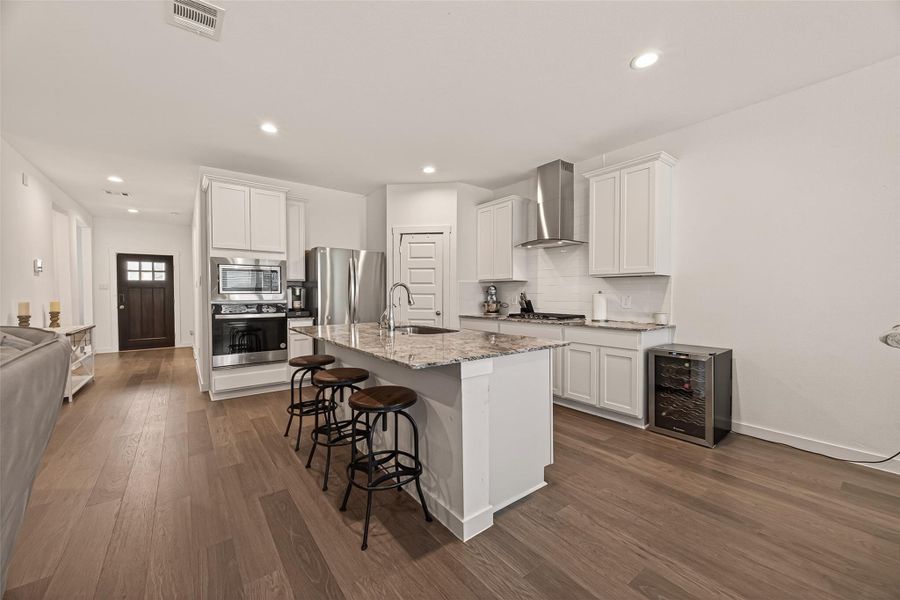 Furnished interior view inside a new home in Westland Ranch 50' Homesites, League City (Image 11).