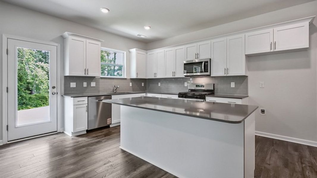 Furnished interior view inside a new home in The Estates at Edinborough, Gibsonville (Image 5).