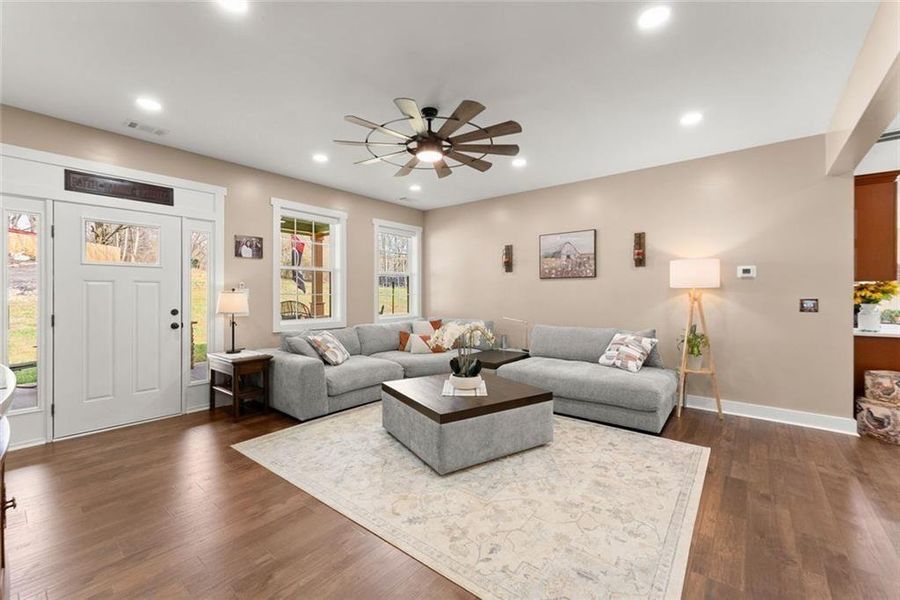 Furnished interior view inside a new home in , Demorest (Image 43).
