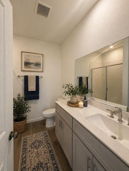 Furnished interior view inside a new home in Windcress, Cove (Image 4).