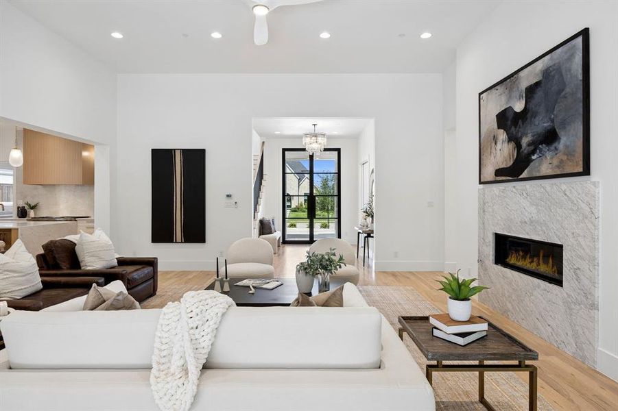 Furnished interior view inside a new home in , Southlake (Image 30).