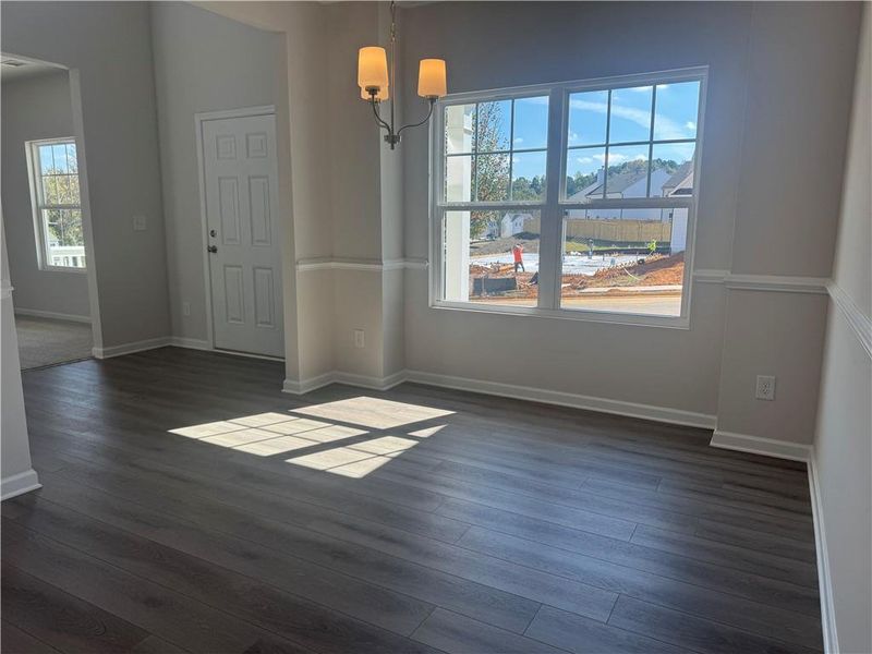 Spacious, unfurnished interior of a new home in The Reserve at Willow Oaks, Canton (Image 14). Spacious, unfurnished interior of a new home in The Reserve at Willow Oaks, Canton (Image 14).