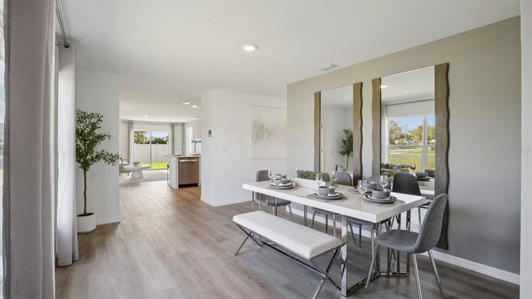 Furnished interior view inside a new home in Archer at Two Rivers, Zephyrhills (Image 12).