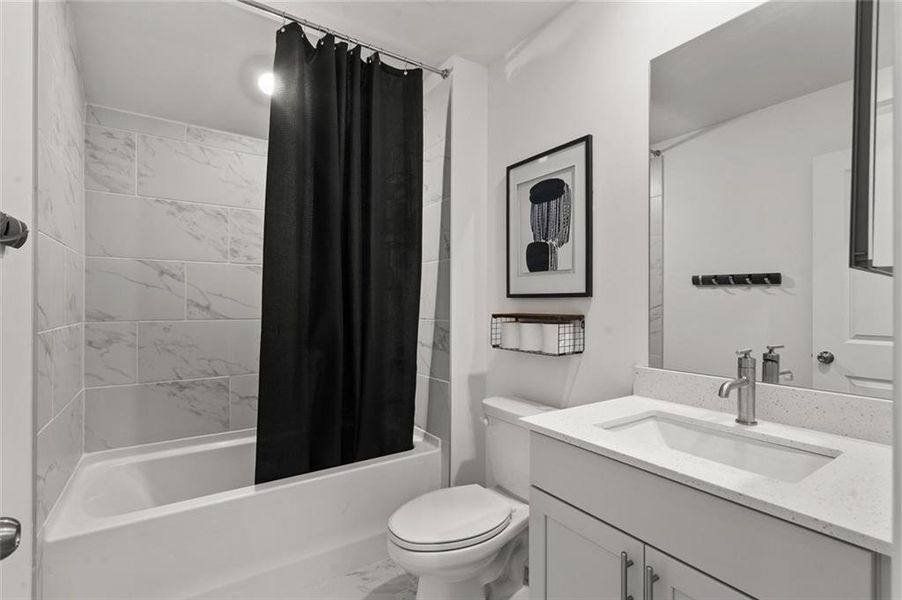 Furnished interior view inside a new home in , Canton (Image 21).