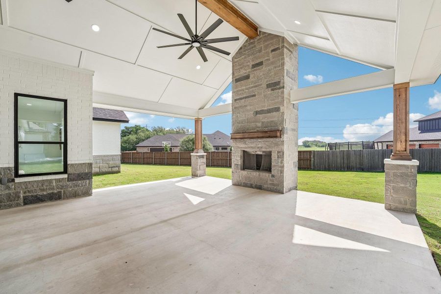 Exterior details and patio area of a home in , Salado (Image 3). Exterior details and patio area of a home in , Salado (Image 3).
