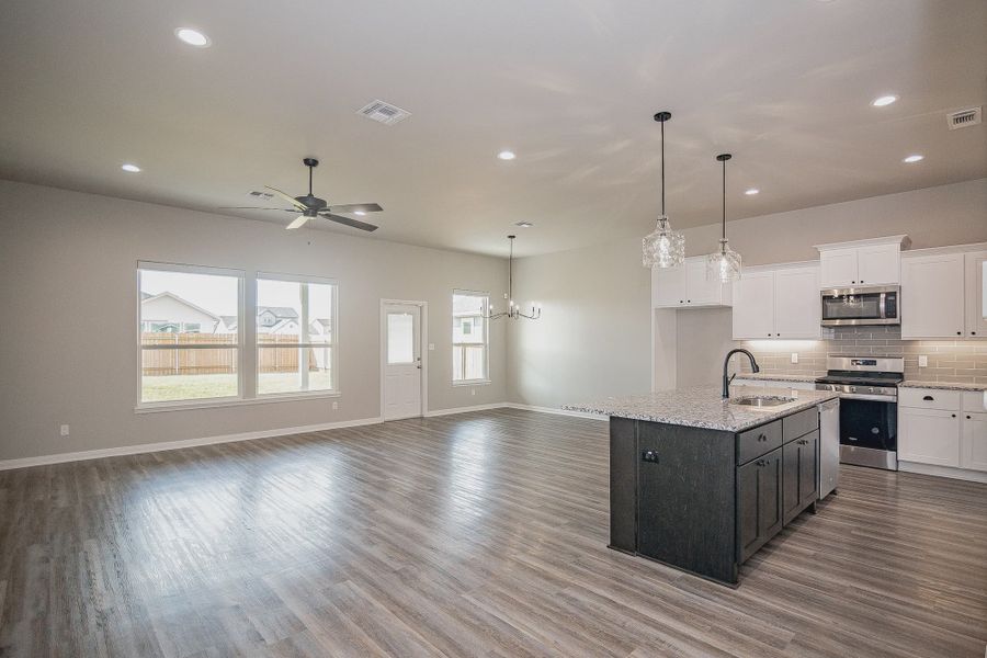 Representative unfurnished interior of a home built from the Salado by Steve Klein Custom Builder in TerraVista, Victoria (Image 8).