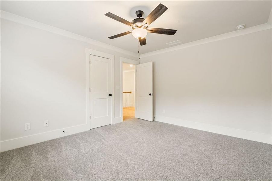 Spacious, unfurnished interior of a new home in Alcovy Station, Covington (Image 40).