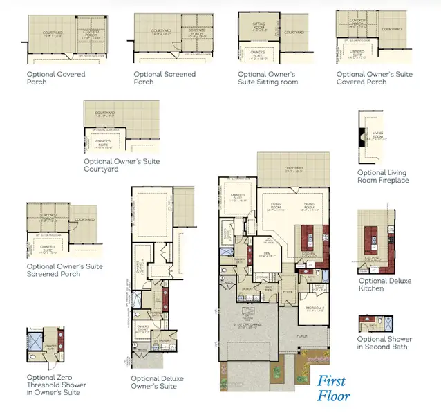 2D floor plan layout for the Torino by Epcon Communities in Courtyards by Carrell, Ocean Isle Beach, NC (Image 3). 2D floor plan layout for the Torino by Epcon Communities in Courtyards by Carrell, Ocean Isle Beach, NC (Image 3).