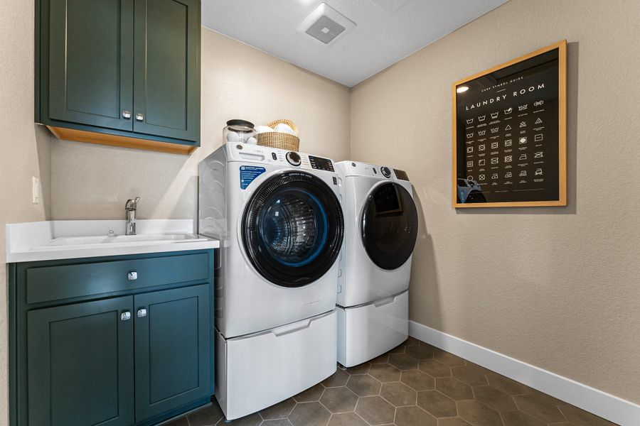 Representative furnished interior of a home built from the Windsor by Taylor Morrison in Macanta City Collection, Castle Rock (Image 43).