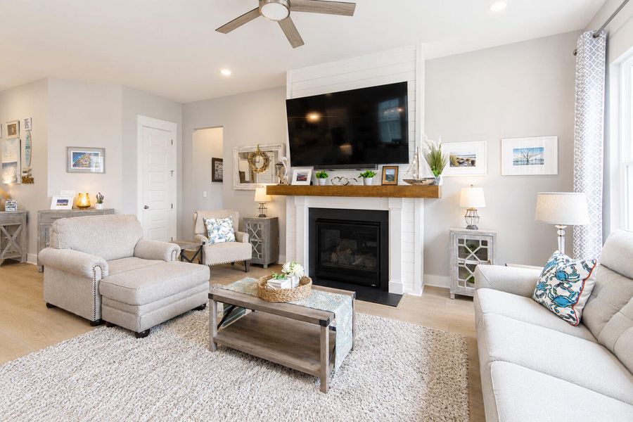 Furnished interior view inside a new home in Carnes Crossroads, Summerville (Image 6).