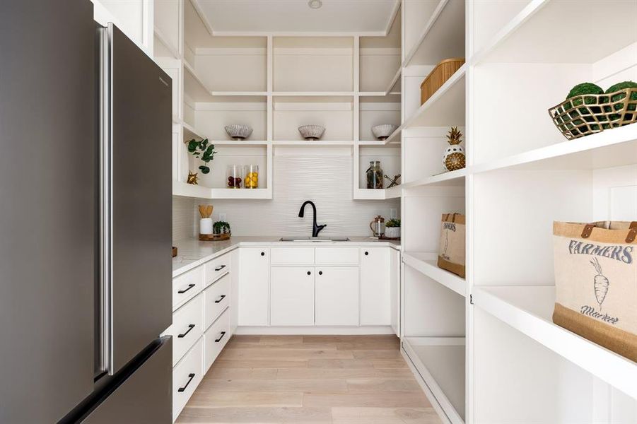 Butlers Pantry with Custom Cabinetry