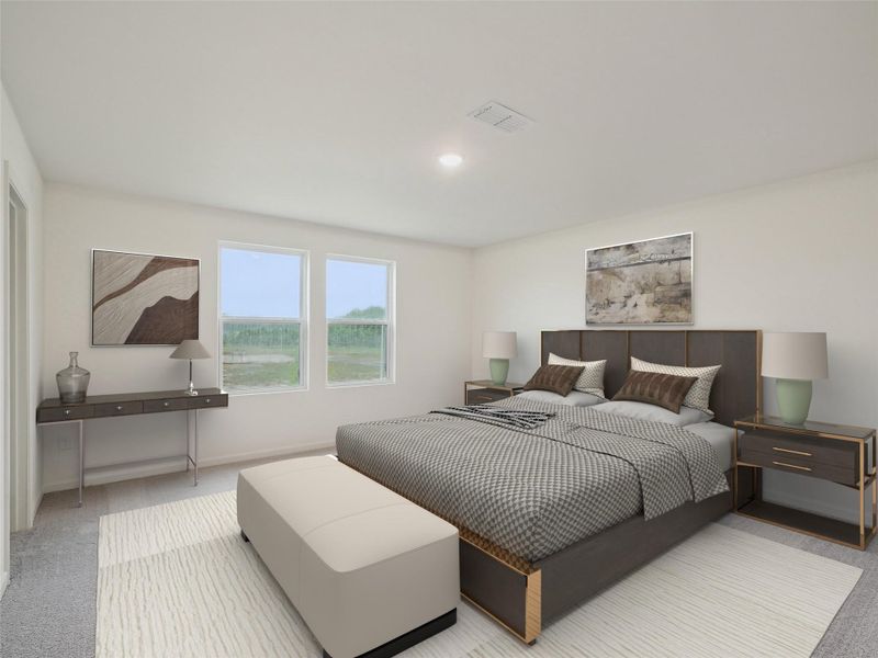 Furnished interior view inside a new home in Sunset Oaks, Maxwell (Image 15).