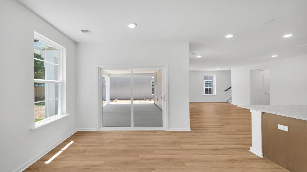 Spacious, unfurnished interior of a new home in Creekside at Andrews, Summerville (Image 26). Spacious, unfurnished interior of a new home in Creekside at Andrews, Summerville (Image 26).