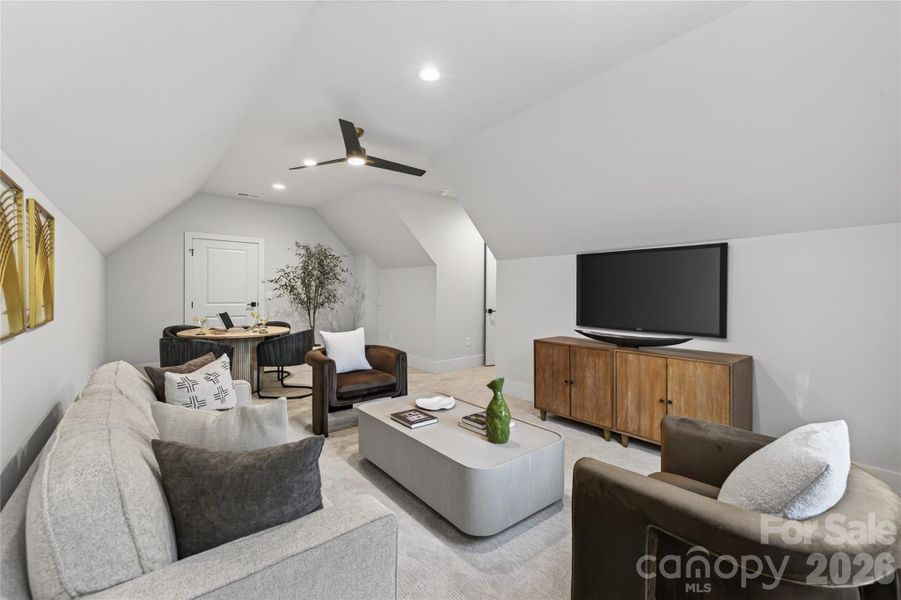 Furnished interior view inside a new home in , Charlotte (Image 29).