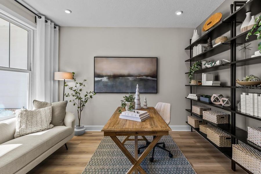 Furnished interior view inside a new home in The Cypress Series at Reserve East, Flagler Beach (Image 43).