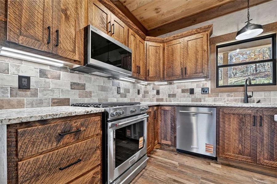 Furnished interior view inside a new home in , Ellijay (Image 13).