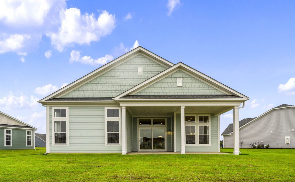 Representative exterior details of a home built from the The Goldenrod by Chesapeake Homes in Bridgewater - Waterside Village, Little River (Image 3).