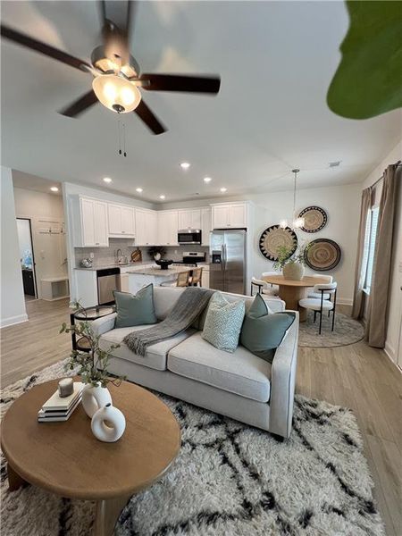 Furnished interior view inside a new home in , Athens (Image 13).