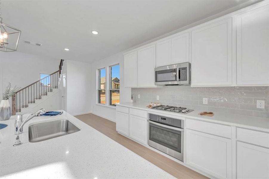 Furnished interior view inside a new home in Tarrytown, Crowley (Image 7).