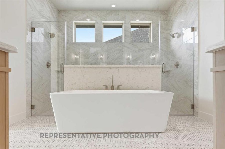 Furnished interior view inside a new home in Cambridge Crossing, Celina (Image 7).