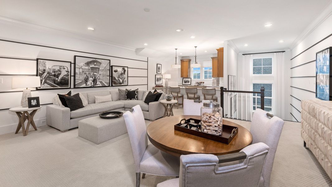 Representative furnished interior of a home built from the The Inspire by DRB Elevate. in Brook Run, Fort Mill (Image 7).