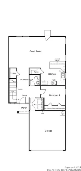 2D floor plan layout of this home in Southton Cove, Elmendorf, TX (Image 3).