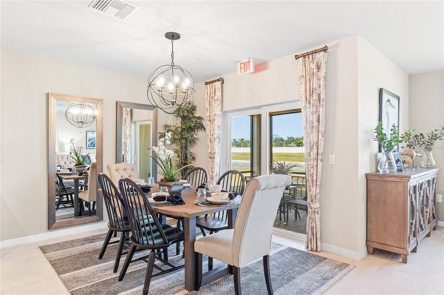 Furnished interior view inside a new home in Gulf Cove, Port Charlotte (Image 6).