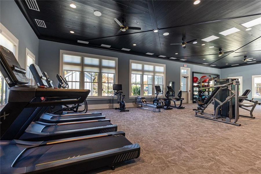 Community amenities in Soleil Belmont Park, Canton (Image 33).