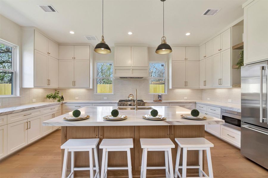 Furnished interior view inside a new home in , Houston (Image 10).