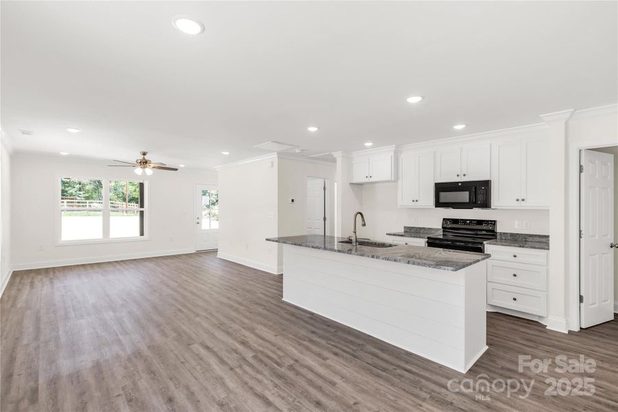 Furnished interior view inside a new home in , Clover (Image 5).