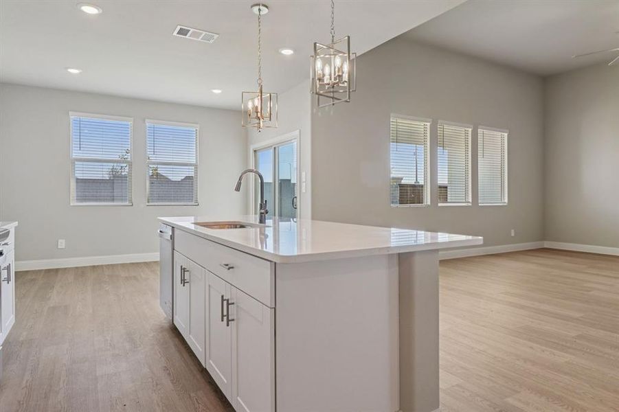 Furnished interior view inside a new home in Lakehaven - Premier Series, Farmersville (Image 8).