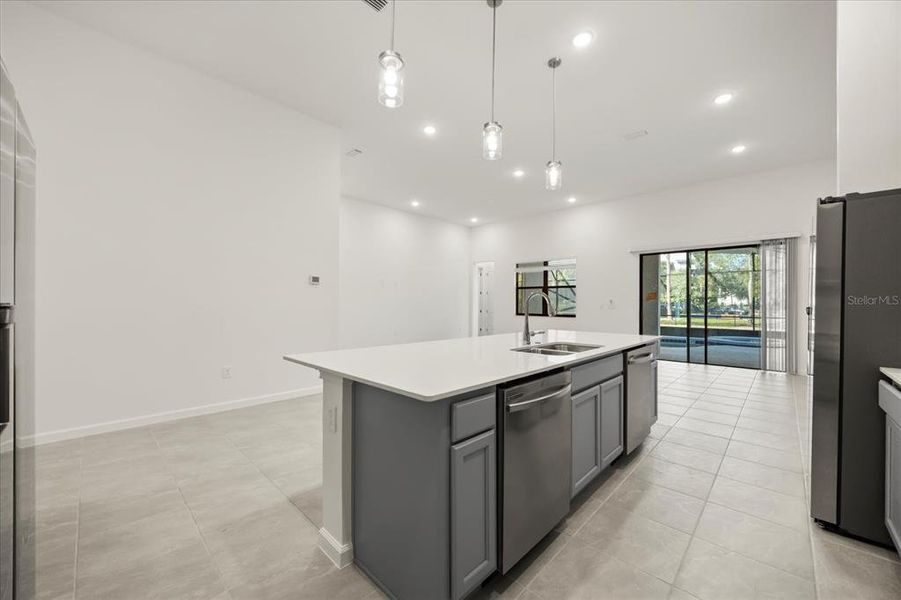 Furnished interior view inside a new home in , Orlando (Image 11).