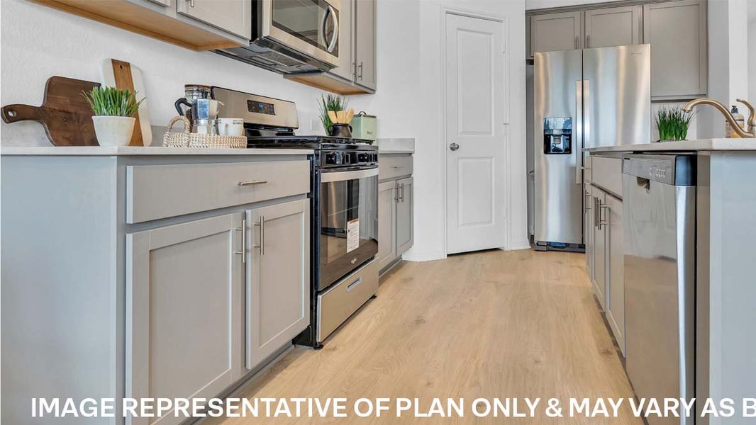 Furnished interior view inside a new home in Trails at Wildhorse, Austin (Image 7).