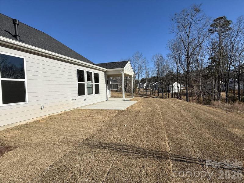 Exterior details and patio area of a home in Kinsdale, Lancaster (Image 20).
