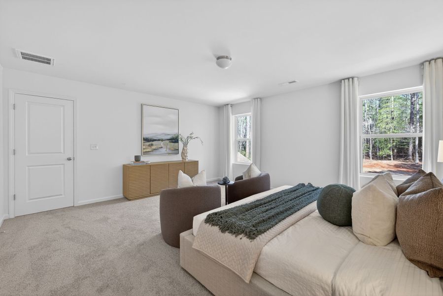 Furnished interior view inside a new home in Lake Royale, Louisburg (Image 17).
