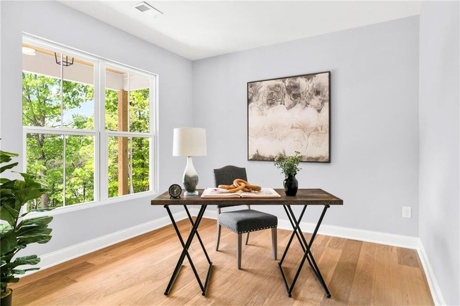 Furnished interior view inside a new home in , Gainesville (Image 19).