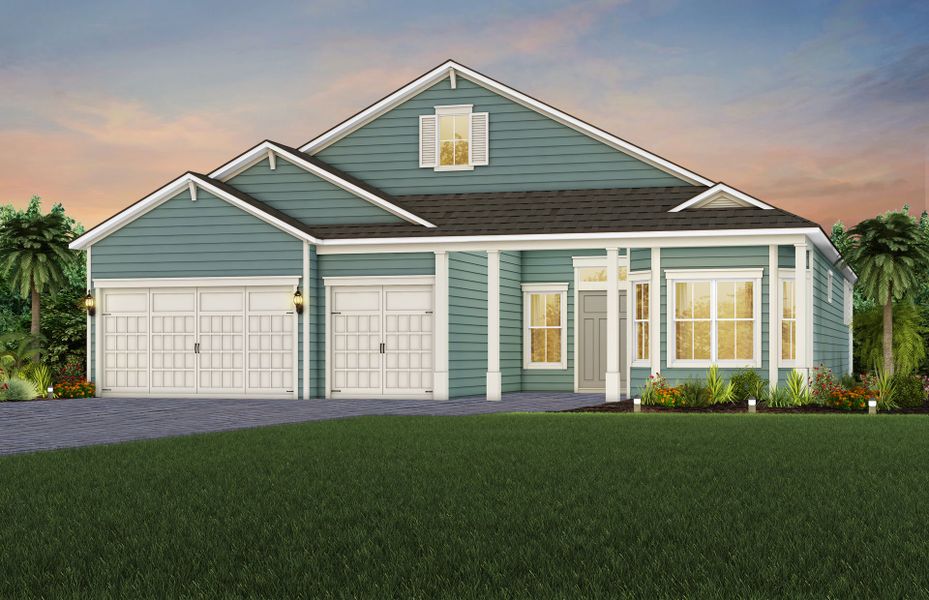 Coastal Cottage Elevation | CA301