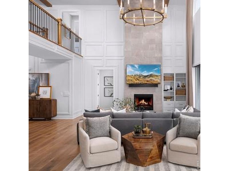 Furnished interior view inside a new home in , Timnath (Image 12).