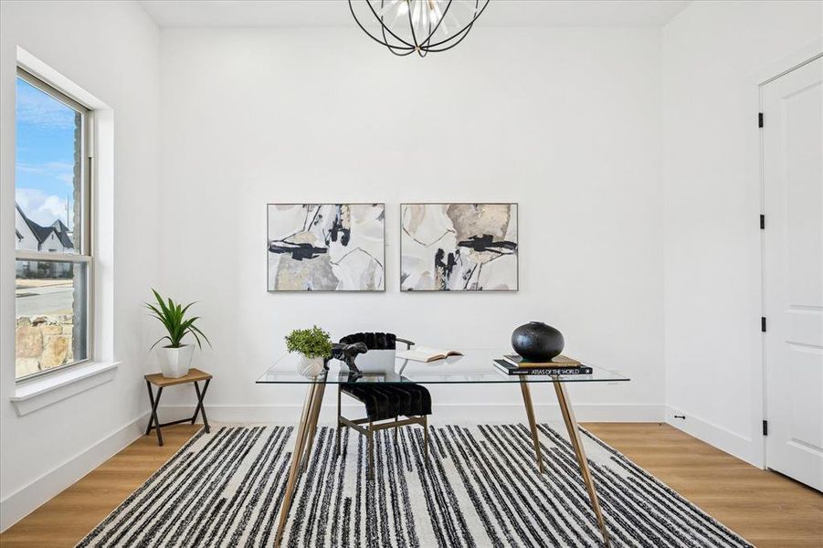 Furnished interior view inside a new home in , North Richland Hills (Image 14).